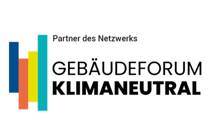 Logo Gebäudeforum klimaneutral